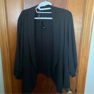 Torrid Black Crepe Blazer